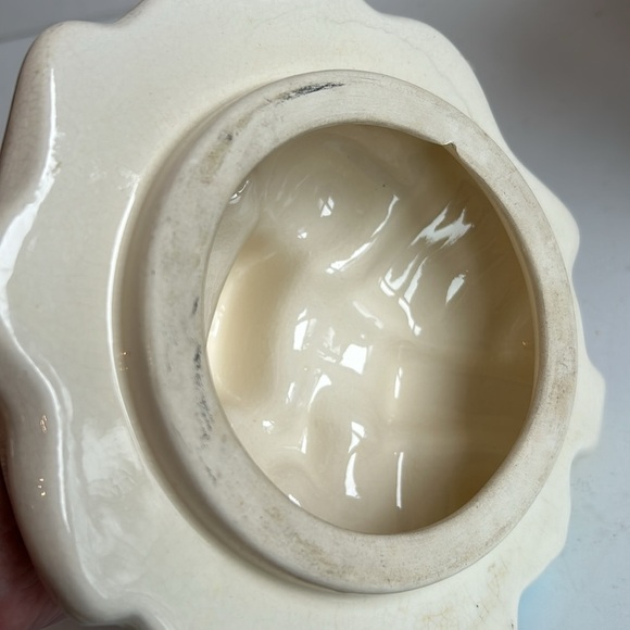 Vintage Cardinal Pottery USA cookie jar sack of cookies sack of treats lid - Picture 14 of 15